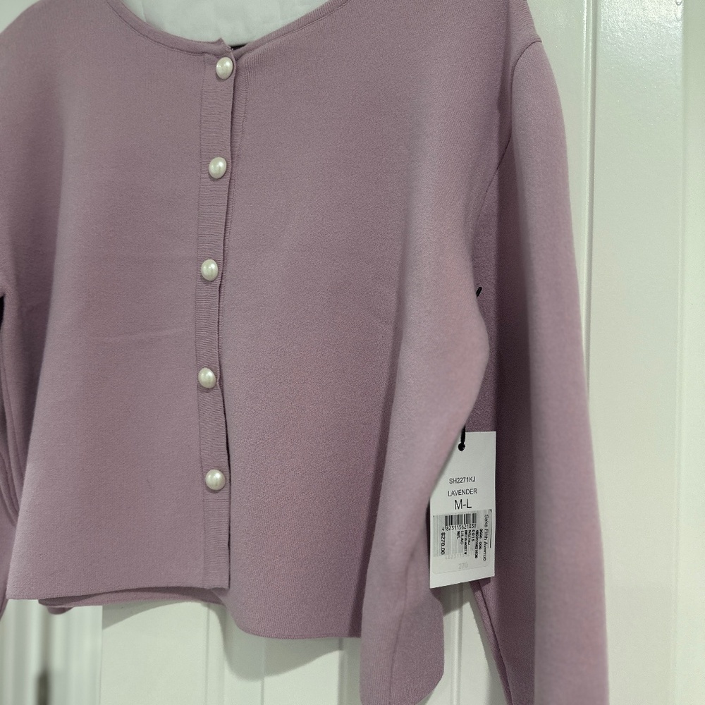 NWT SLEEPER Sweater Lavender - Picture 9 of 9